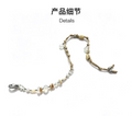 Natural Gemstone Two-Way Wax Cord Bracelet | Handmade Adjustable Crystal Bracelet & Choker Necklace