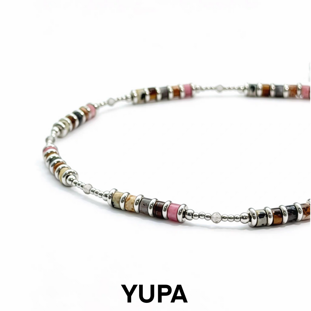 YUPA・Nine Orbit Natural Gemstone Necklace