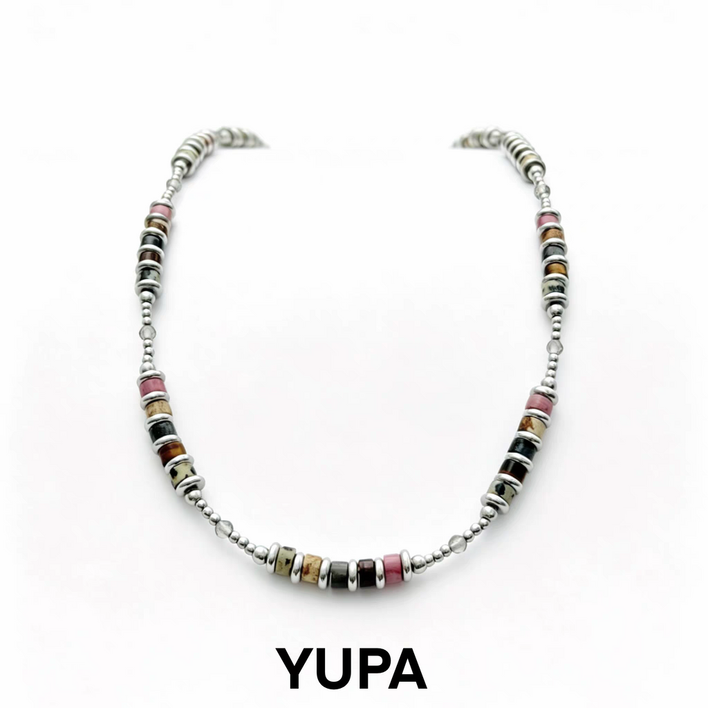YUPA・Nine Orbit Natural Gemstone Necklace