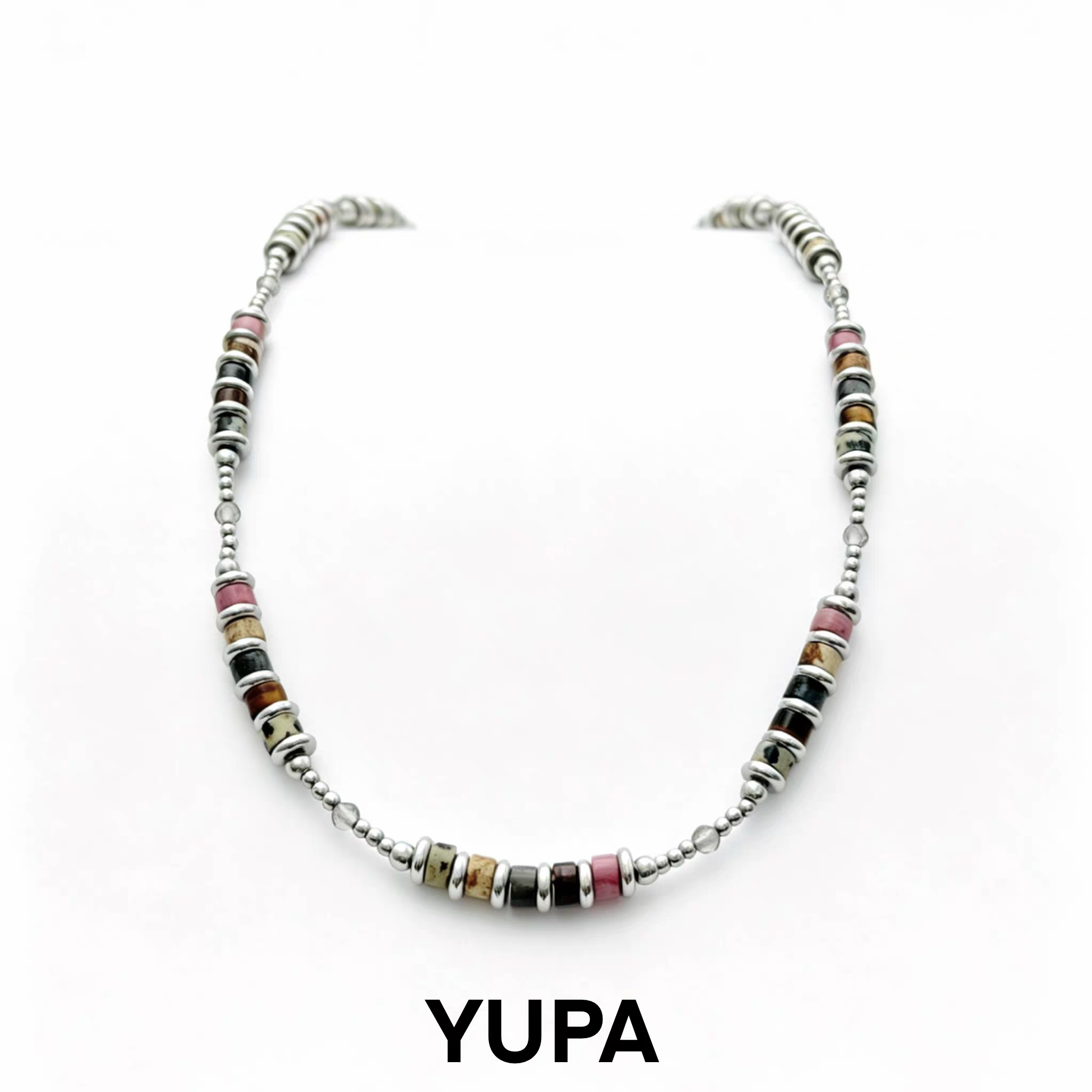 YUPA・Nine Orbit Natural Gemstone Necklace