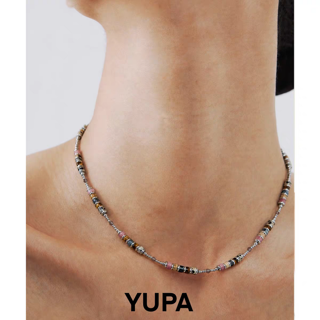 YUPA・Nine Orbit Natural Gemstone Necklace