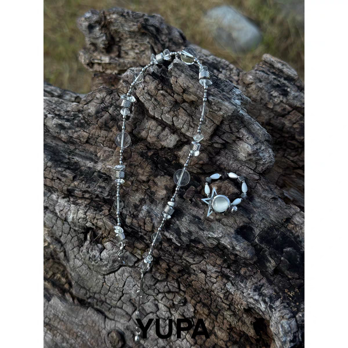 YUPA · Stellar Core Collection | Natural Stone Cat’s Eye Elastic Ring