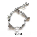 YUPA Tether Collection | Natural Crystal Waxed Cord Bracelet