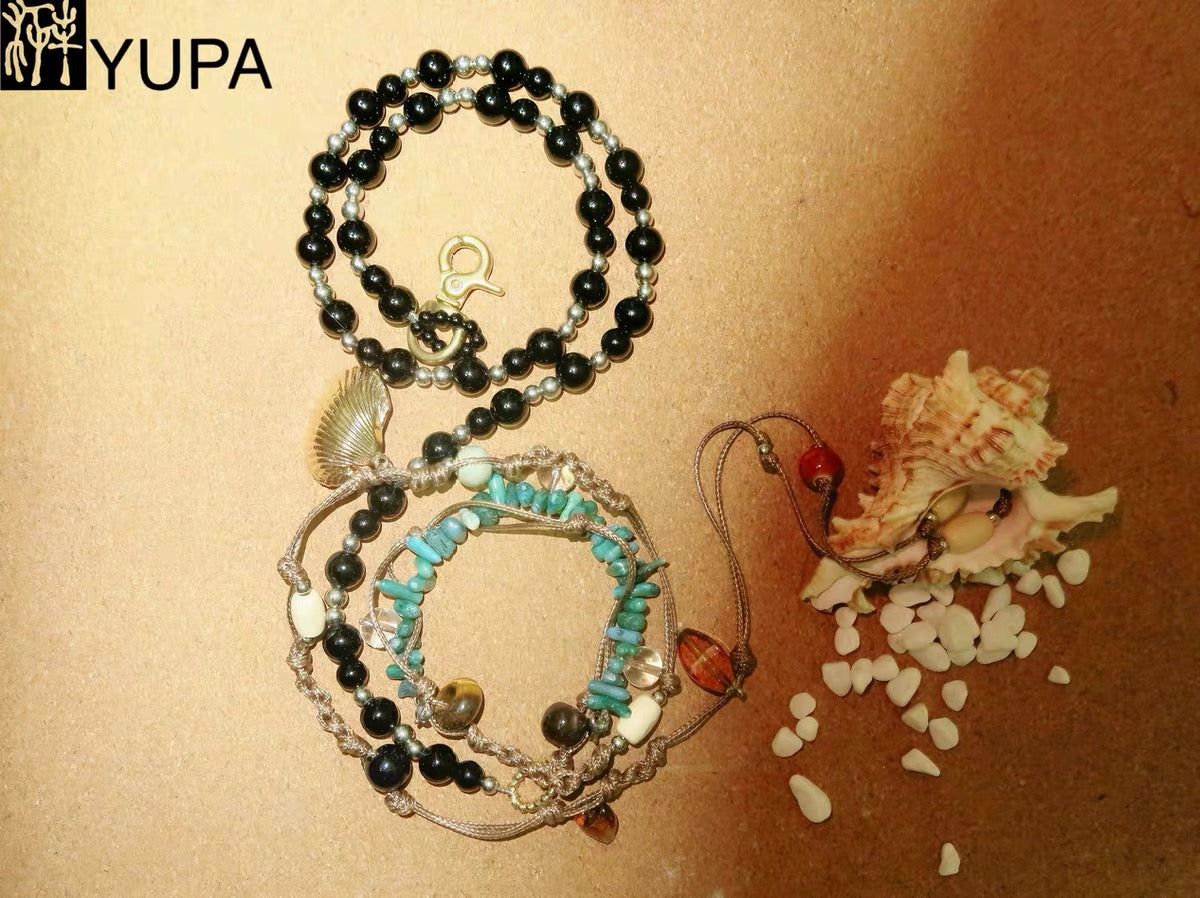 YUPA Tether Collection | Tiger Eye Agate Waist Chain